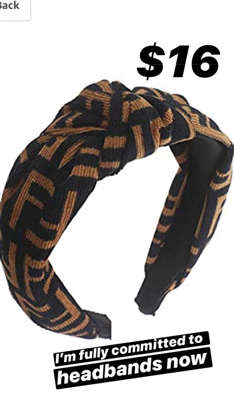 fendi women's headband|fendi headband dupe.